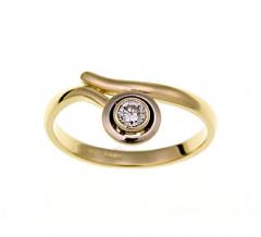 Zaručnički prsten (14K/585 ručni rad)